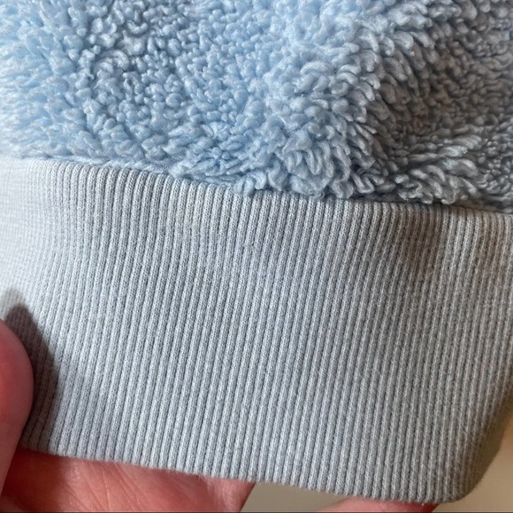 Levi’s Light Blue Sherpa Hoodie Size XL - Picture 9 of 13